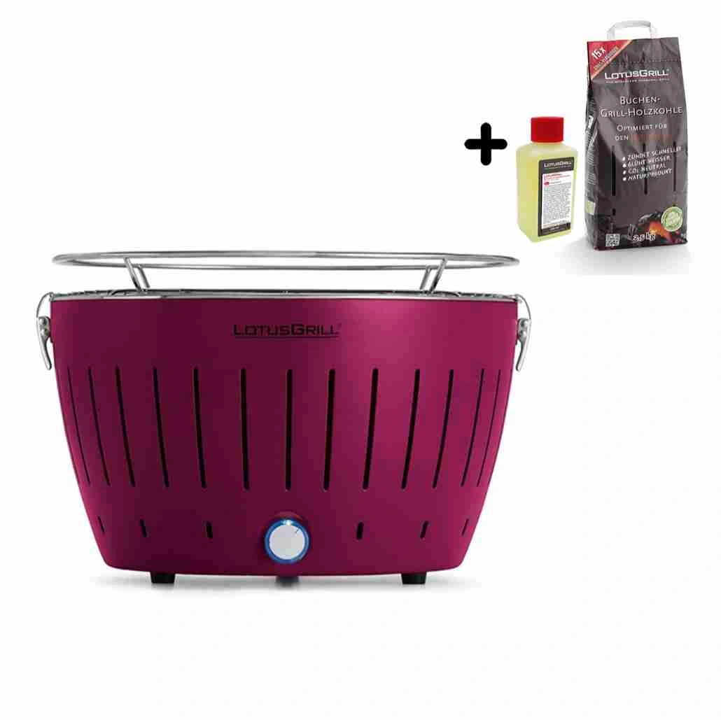 gratar-carbuni-lotus-grill-classic-g340-violet-pachet-pro-g-li-34ppro